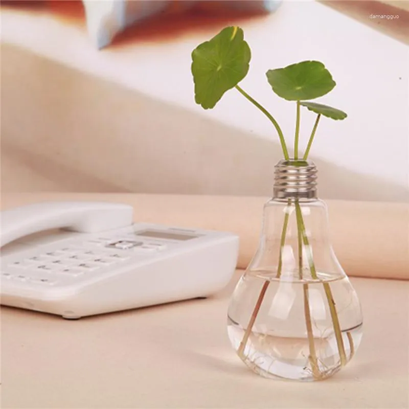 24 Pack Transparent Light Bulb Mini Storage Bottles For Plant Flower ...