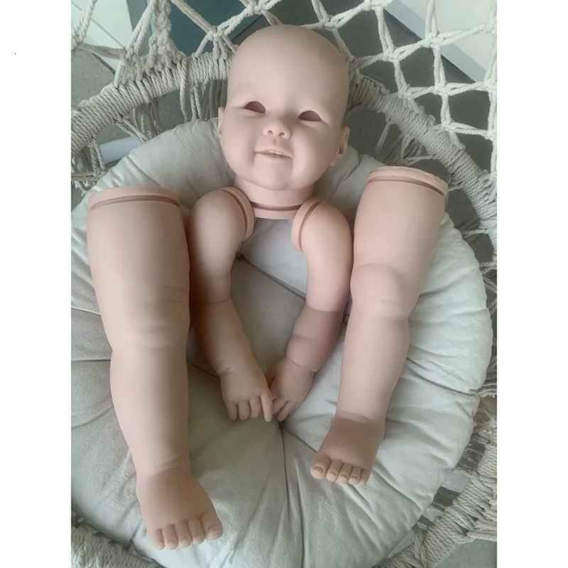 30inch DIY Reborn Baby Doll Kit with Full Body Unfinished Doll Parts Cloth Limbs Head and Eye Pieces 2024 Release