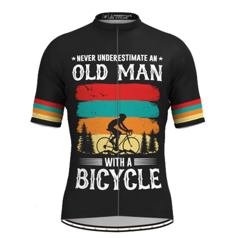 Chemises à vélo sur les chemises de cyclisme drôle