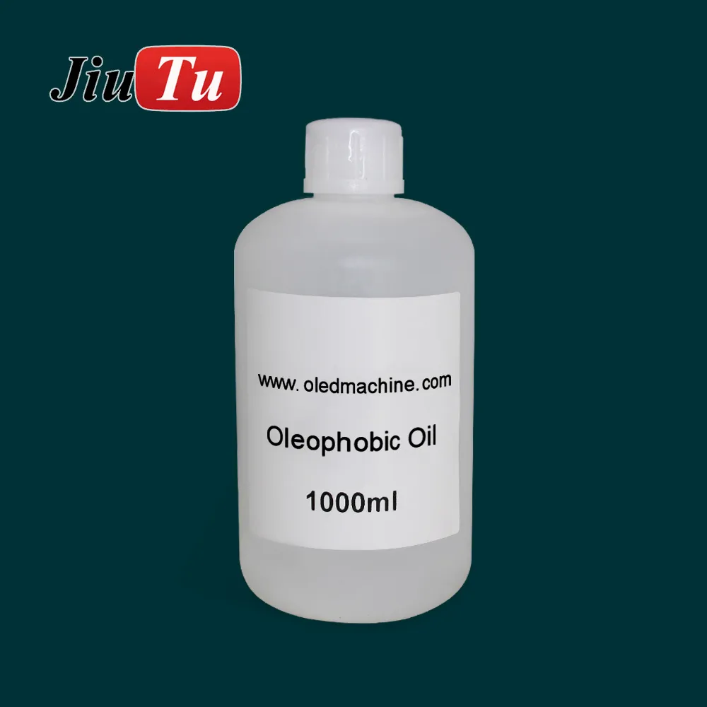 Big Bottle 1000ML Oleophobic Oil Polishing Machine For Mobile Phone Screen Scratches Removal Solution
