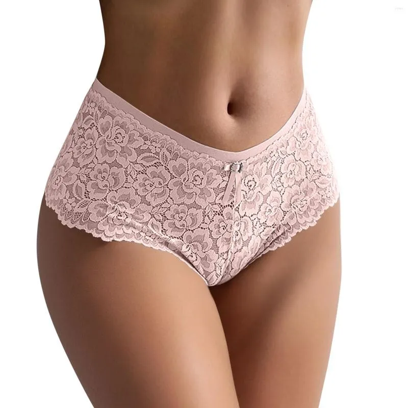 Womens Underwear Sexy Lace Panties Stretch Soft Ladies Hipster