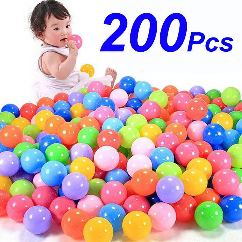 Balloon 100150200pcs Outdoor Sport Ball красочный мягкий бассейн океанская волна малышки дети смешные игрушки экологически чистые напряжения 230816