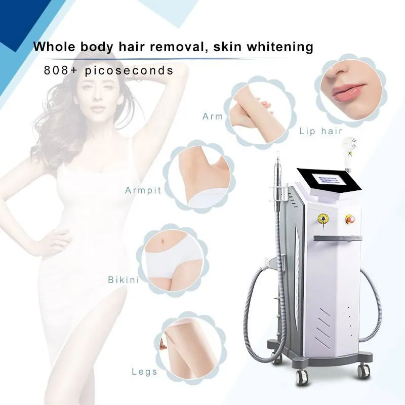 Wholesale Direct Safe and Reliable Acne Depilation 808nm Hair Removal Picosecond Tattoo Removal Machine Skin rejuvenation Wrinkle Removal