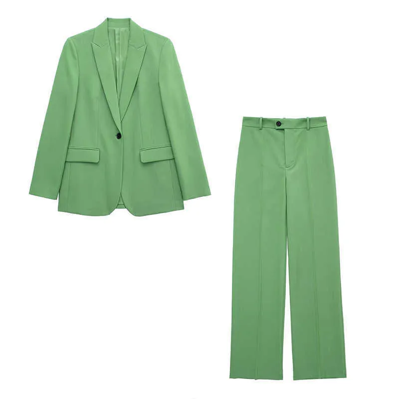 ZARA VANILLA STRAIGHT BLAZER WITH POCKETS AND MATCHING TROUSERS PANTS SET  SUIT L | eBay