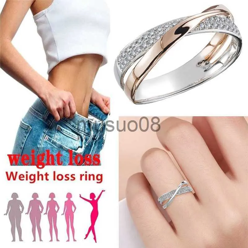 Band Rings Magnetic Weight Loss Ring Weight Loss Health Fitness Jewelry Fat Burning Design Opening Therapy Weight Loss Fashion Ring J230817