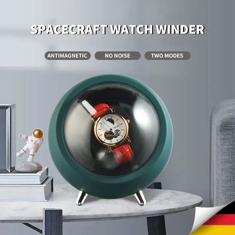 Automatic Single Watch Winder for 2024, IBBETON Watch Winder Box, Battery/USB Powered, with Mabuchi Silent Motor, Ideal for Automatic Watch Storage Automatic Single Watch Winder for 2024, IBBETON Watch Winder Box, Battery/USB Powered, with Mabuchi Silent Motor, Ideal for Automatic Watch Storage