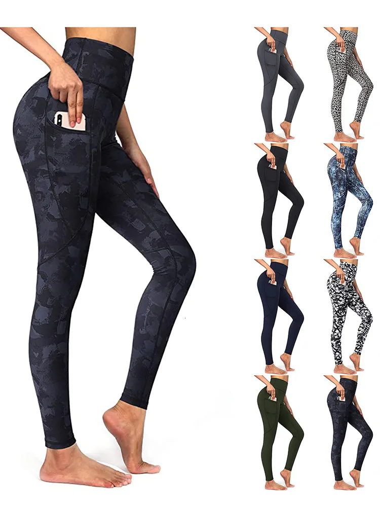 Leggings femininas Mulheres Cantura alta perneiras sem costura Sport Mulheres fitness ioga Pants Moda Ginástica Elastic Leggings impressos 230816