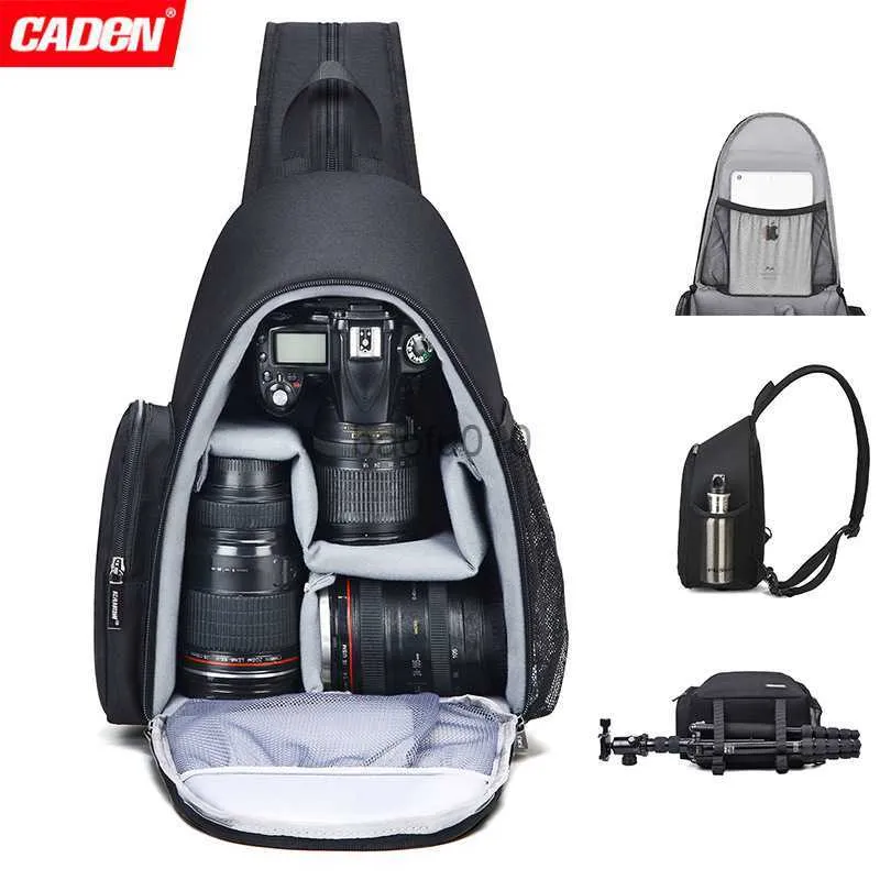 Camera Bag Accessories Professional DSLR Camera Bag Camera ryggsäck Vattentät digitalkamera axelväska Videokamerafodral för Canon Nikon HKD230817