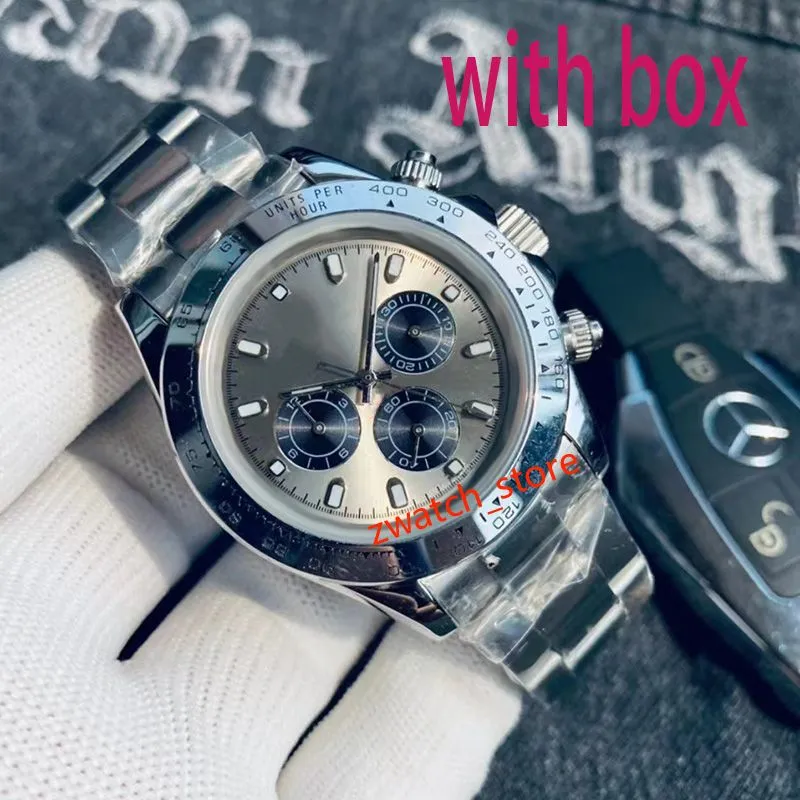 Luxe herenhorloge high-end designer automatisch uurwerk horloge saffierglas roestvrijstalen horloge zwarte wijzerplaat designer watchcaijiaminwatch box aaa horloge