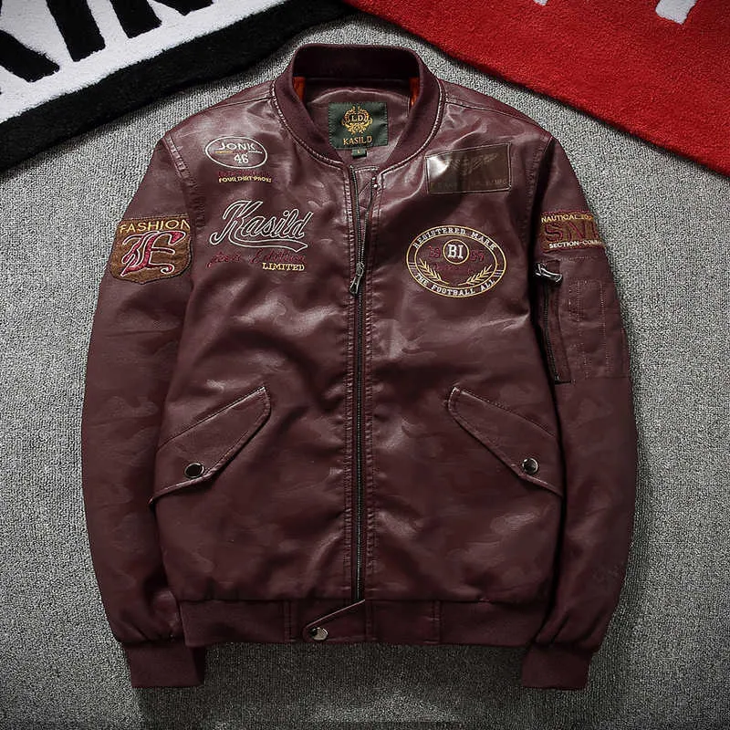 DHgate.com:Mens Camouflage PU Leather Jacket: Stylish Spring DHgate.com:Mens Camouflage PU Leather Jacket: Stylish Spring