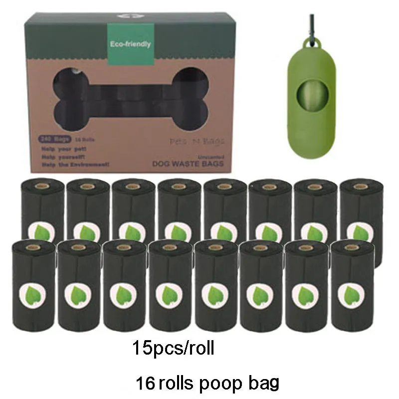 Sacchetto di cacca di cane da compagnia biodegradabile sacchetti di cacca  di cane a Zero rifiuti