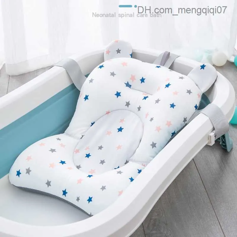 Bathing Tubs Seats Portable baby bathtub mat adjustable bathtub shower mat newborn support seat mat foldable baby bathtub seat floating water mat Z230817