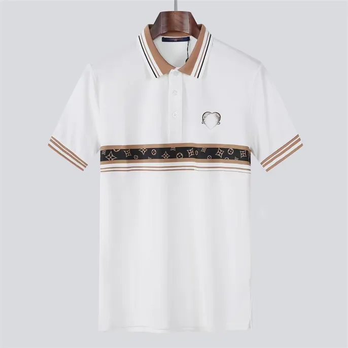 #3 Camisa de diseño de verano BB Men Polo Camiseta Diseñadores de lujo para hombres Tops Polos Polos bordado camiseta