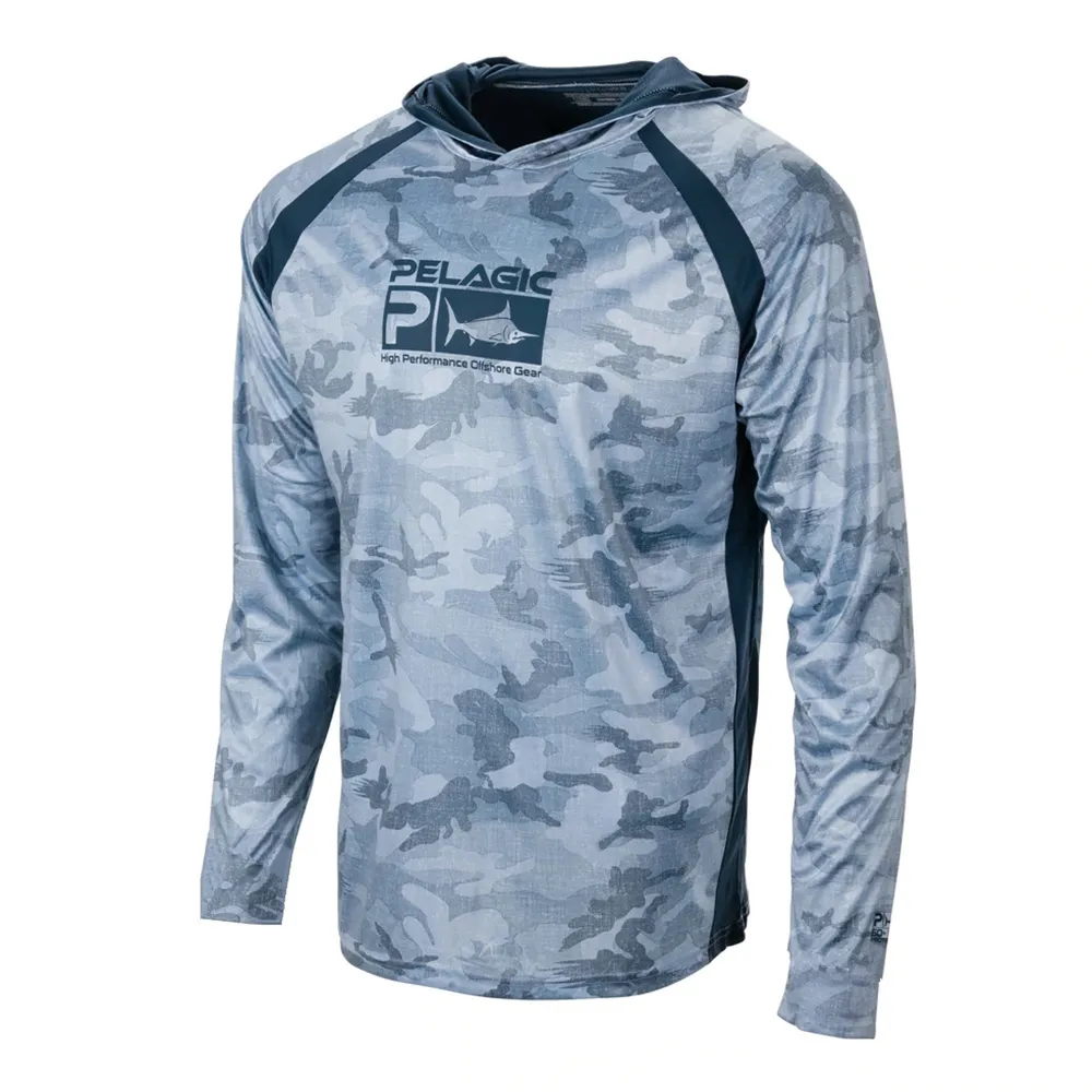 Koszule zewnętrzne Pelagic Gear Męskie wędkarstwo Koszulki z kapturem Wysokie wydajność odzież roupa de pesca Masculina camisa de pesca Fishing Bluie Tops 230816