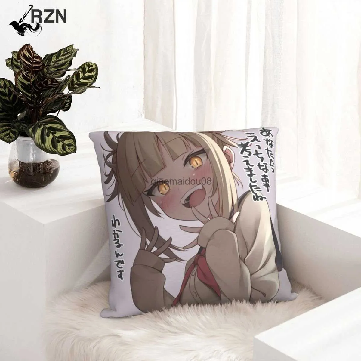 Poduszka obudowa toga HiMiko My Hero Academia Anime Dakimakura Poduszki Case Cover Decor Home Sofa łóżko łóżka sypialnia Zabawne HKD230817