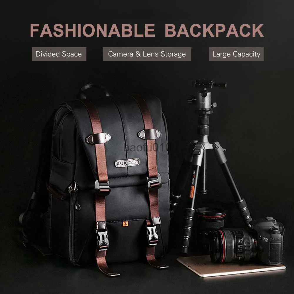 Mochila de gran capacidad con trípode para cámara al aire libre, bolsa de  fotografía profesional, mochila