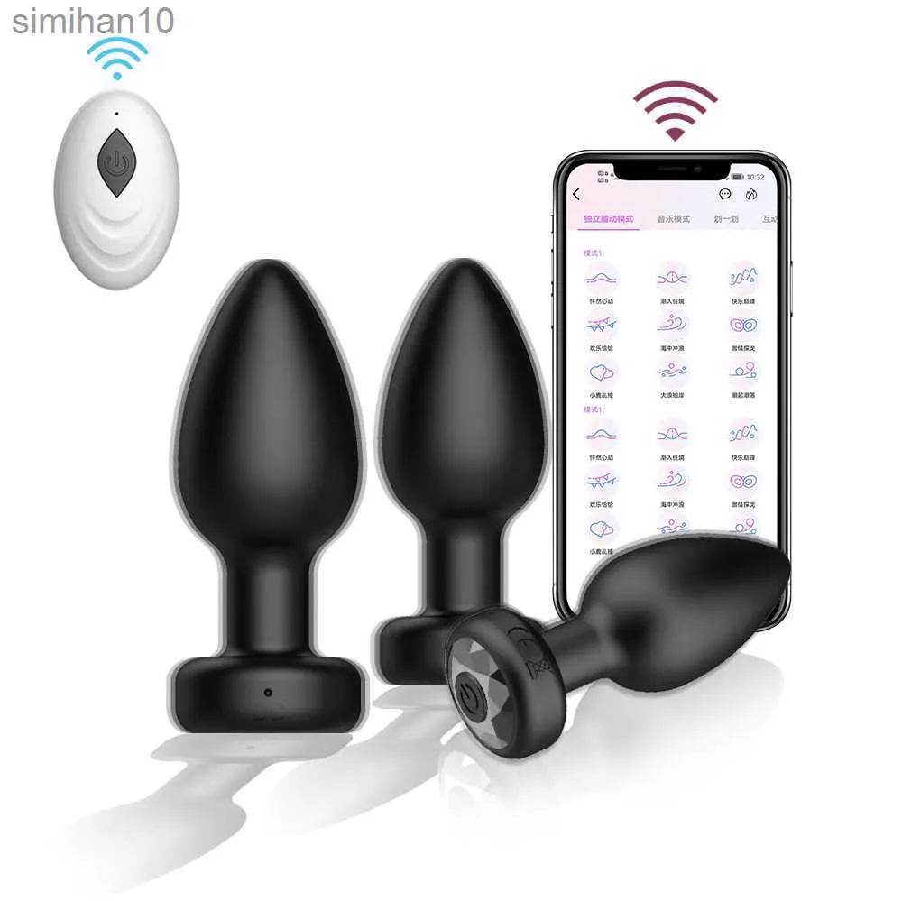 Anal Toys Vibrator Wtyczka analna zabawka płciowa wtyczka tyłek Anale Tail Toy dla dorosłych 18 Massager seksualny prostaty, ale wtyk wibrujący buttplug kobiety HKD230816