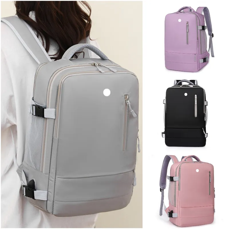 LL-9930 Womens Backpacks Students Laptop Bag Gym Excerise Bags Knapsacks Travel Boys Girls Outdoor School Backpack Adjustable Knapsack Packsack Rucksack