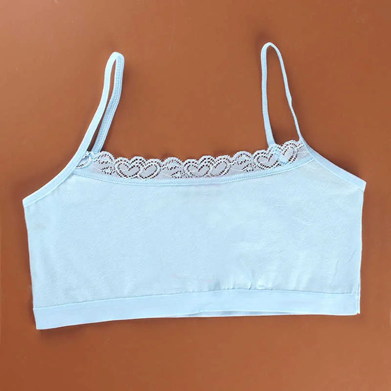 Soft Cotton Lace Camisole Top With Lace For Teenage Girls Training Bra Crop Top  8 14 Years R230817 From Dafu05, $18.66