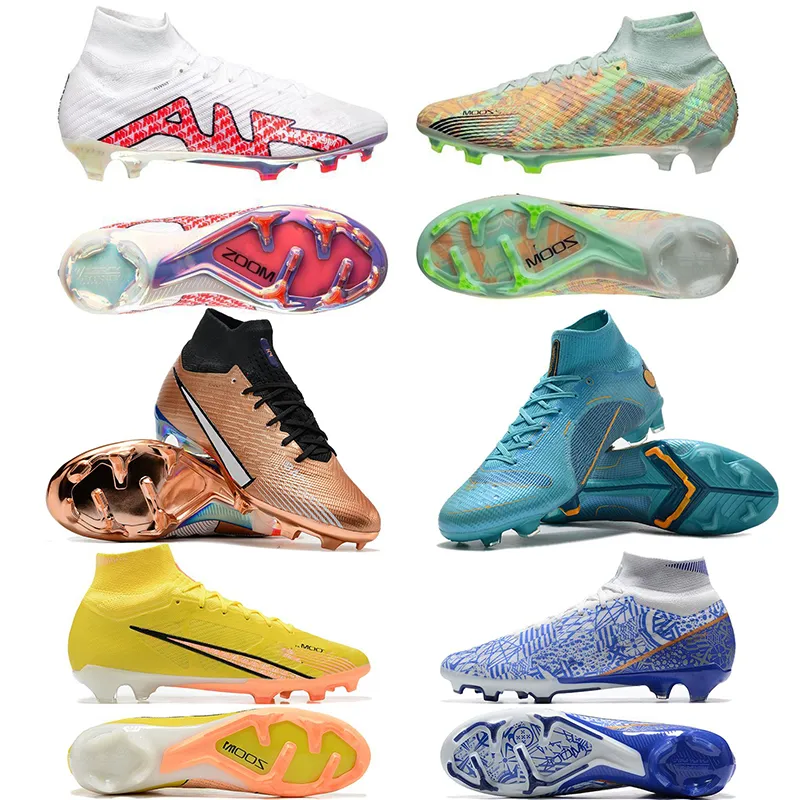 Soccer Shoes Mens Cleats Tiempo Legend IX 9 XXV Silver Elite FG Youth Blast Mbappe Cristiano Ronaldo Luminous Dream Speed 6 25th Anniversary Football Boot #36-45