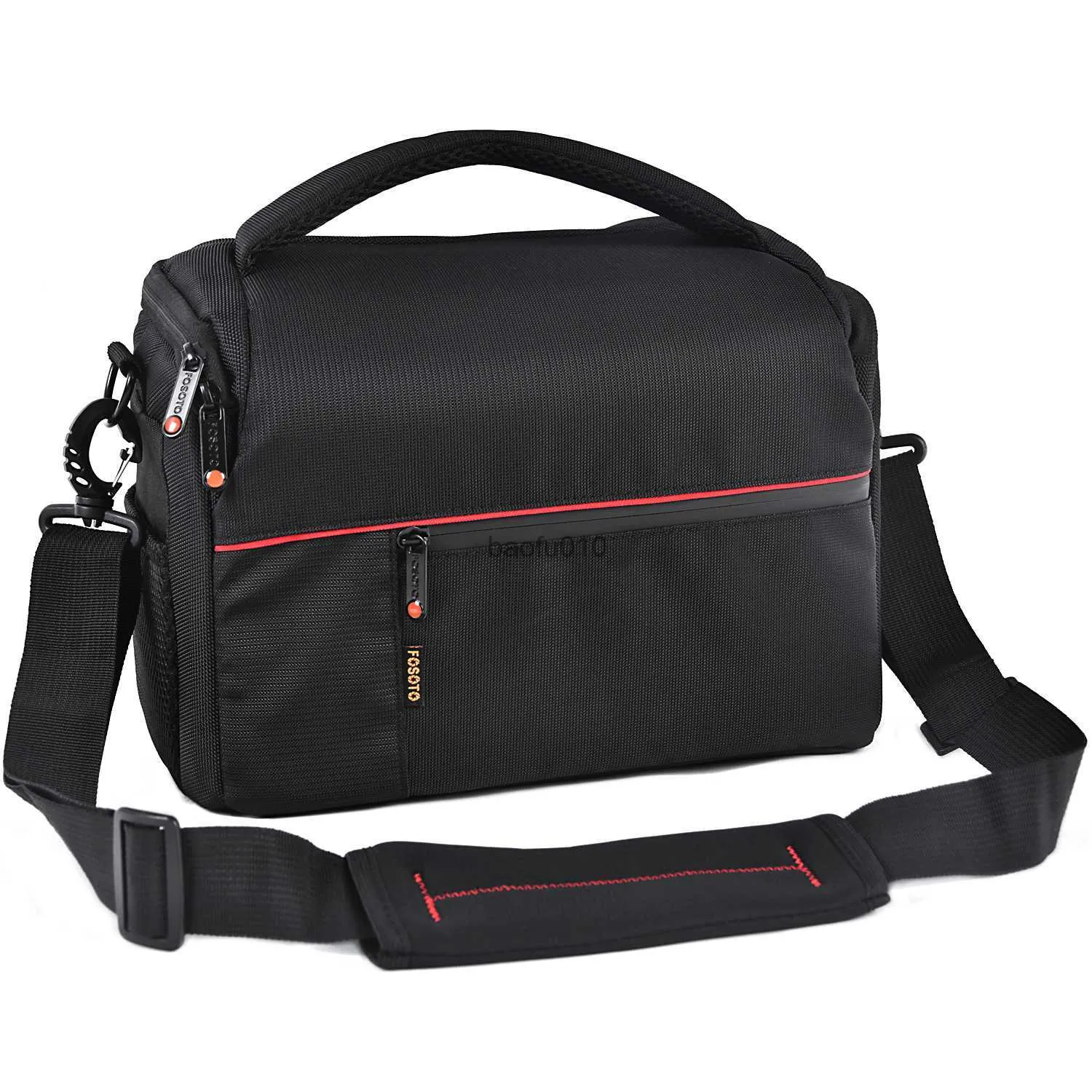 Camera Bag Accessories Fosoto Professional Camera Bag Case Nylon Waterproof Digital Camera Shouder Bag For DSLR Camera Bag Lens Nikon Canon Video HKD230817