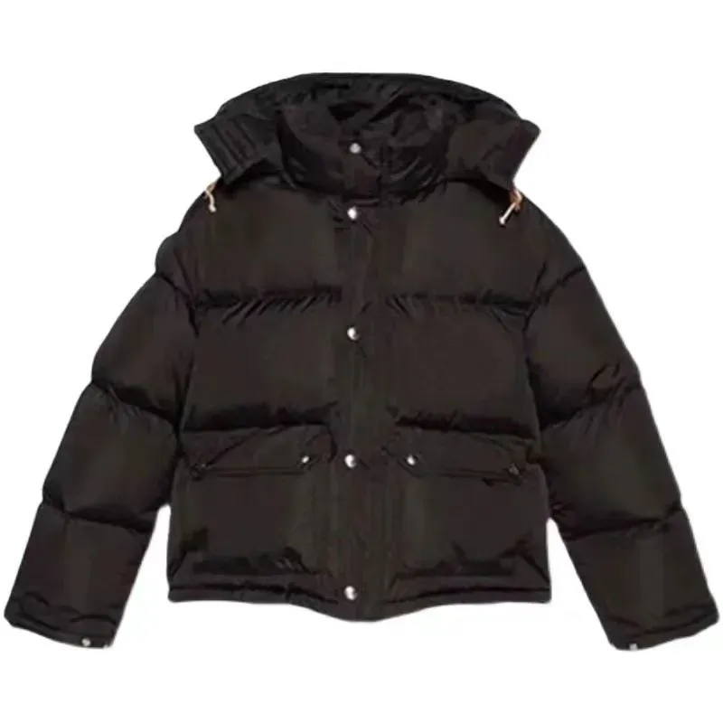 Thick Cotton Puffer Hh Jackets For Men And Women Detachable, Warm, And ...