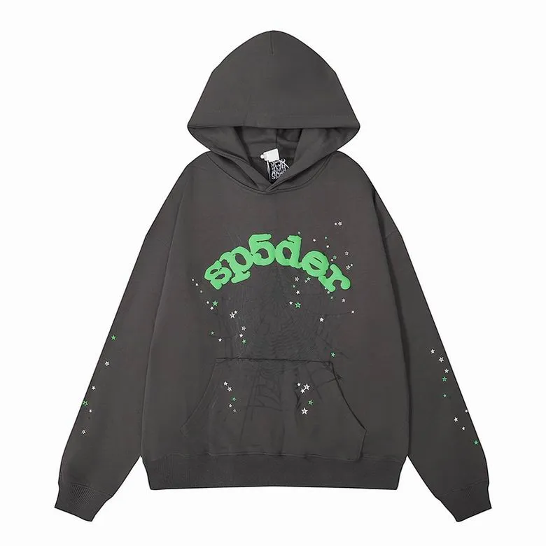 メンズフーディーズスウェットシャツメンズ2023ニュースカイブルーSP5DERフーディーレディースIHOODIE HIP HOP YOUNG THUG SPIDER WORLD WIDE 5555555プルオーバーフーディーフーディピンクグレー