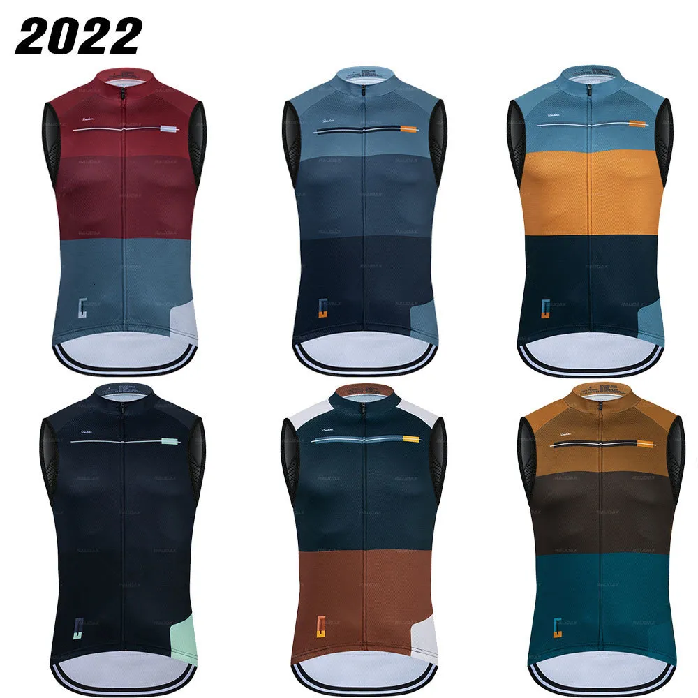 サイクリングシャツのトップス夏のノースリーブサイクリングシャツMTBスポーツチーム自転車ジャージUltralight Unisex Cycling Seveless Cycling Vest 230817