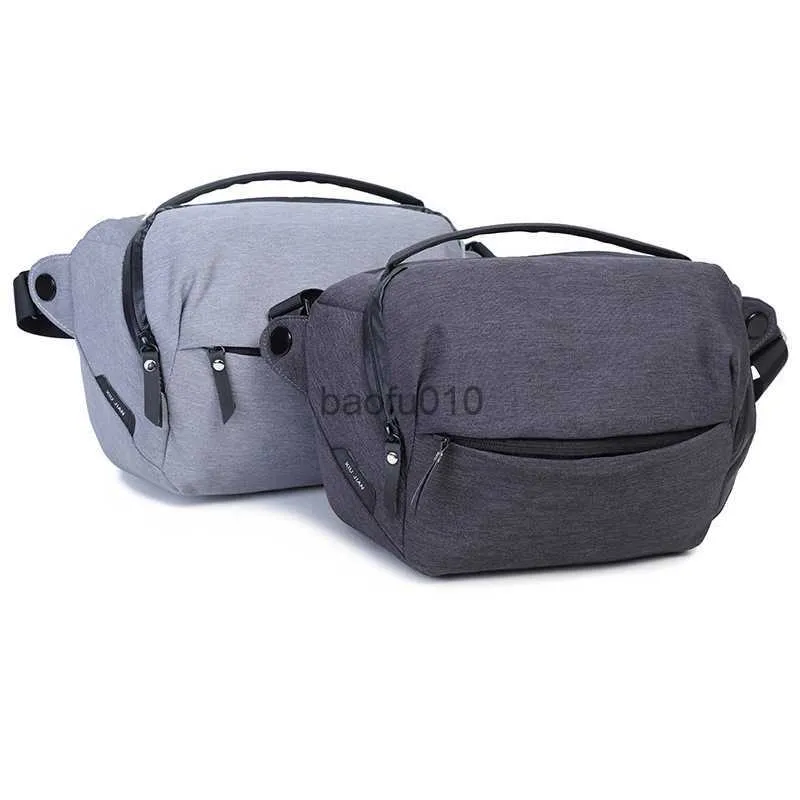 Accessori per sacchetti per fotocamera Organizzatore Waterproof Camera Borse Men Crossbody Borse Borsa di stoccaggio Nylon Messenger Ponnella Copertina di viaggio da viaggio per esterni HKD230817