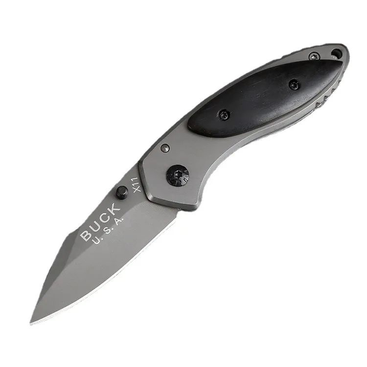 X11 marca faca dobrável ao ar livre acampamento bolso faca punho de madeira ferramenta edc lâmina aço inoxidável cortador afiado multi usos