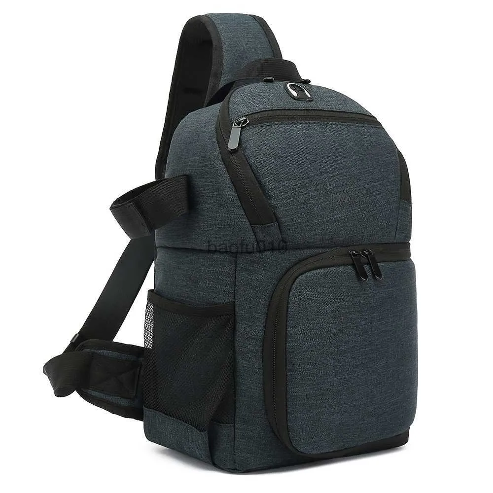 Kamera-Bag-Zubehör Einschuldige Beutelfoto Rucksack wasserdichte Kleidung-resistente Crossbody-Outdoor-Digitalkameras für Camara HKD230817