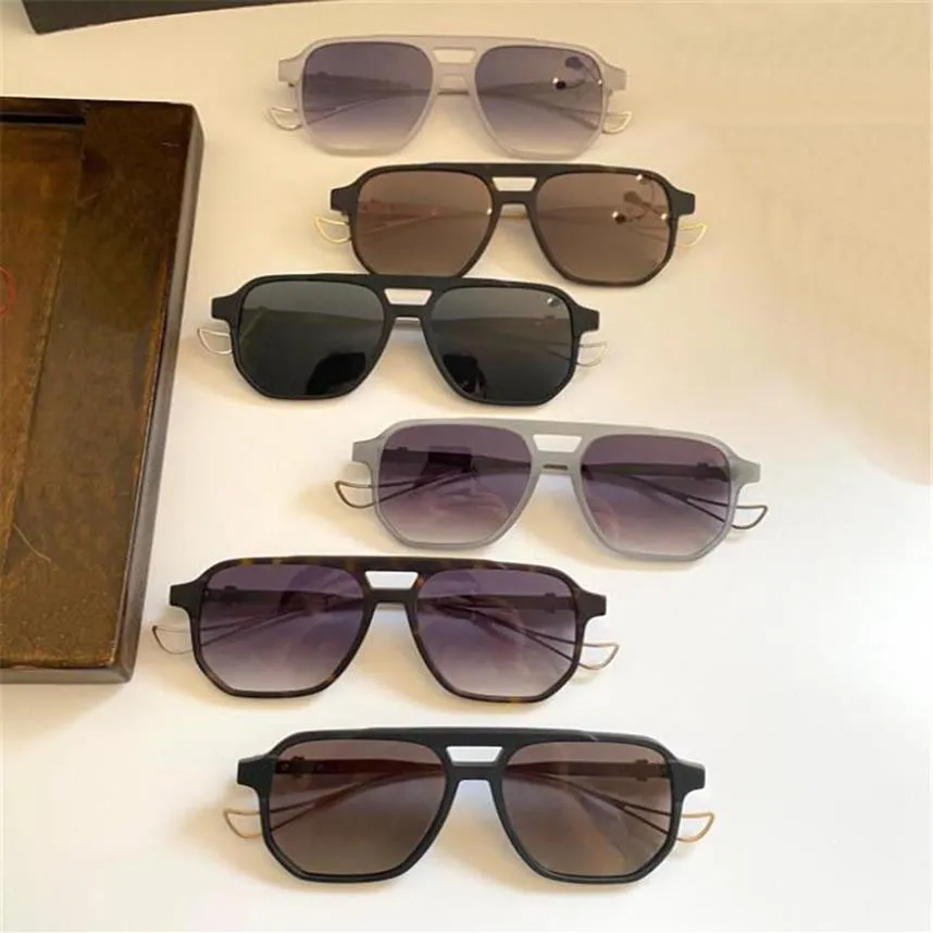 Nouvelles lunettes de soleil design de mode Hralie Square Frame classique American Punk Design Style Simple and Generous UV400 Lens Eyewear246w