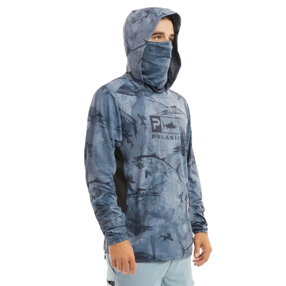 Outdoor Shirts Summer Pelagic Gear Mens Long Sleeve Mask Hooded Fishing  Shirts Sun Protection Fishing Clothing Fishing Jersey Uv Hoodie 230817 From  17,58 €