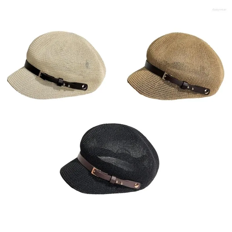 Berets Simple Unisex Handsome Painter Hat Cabbie For Spring Summer Leisure Cap Women Men