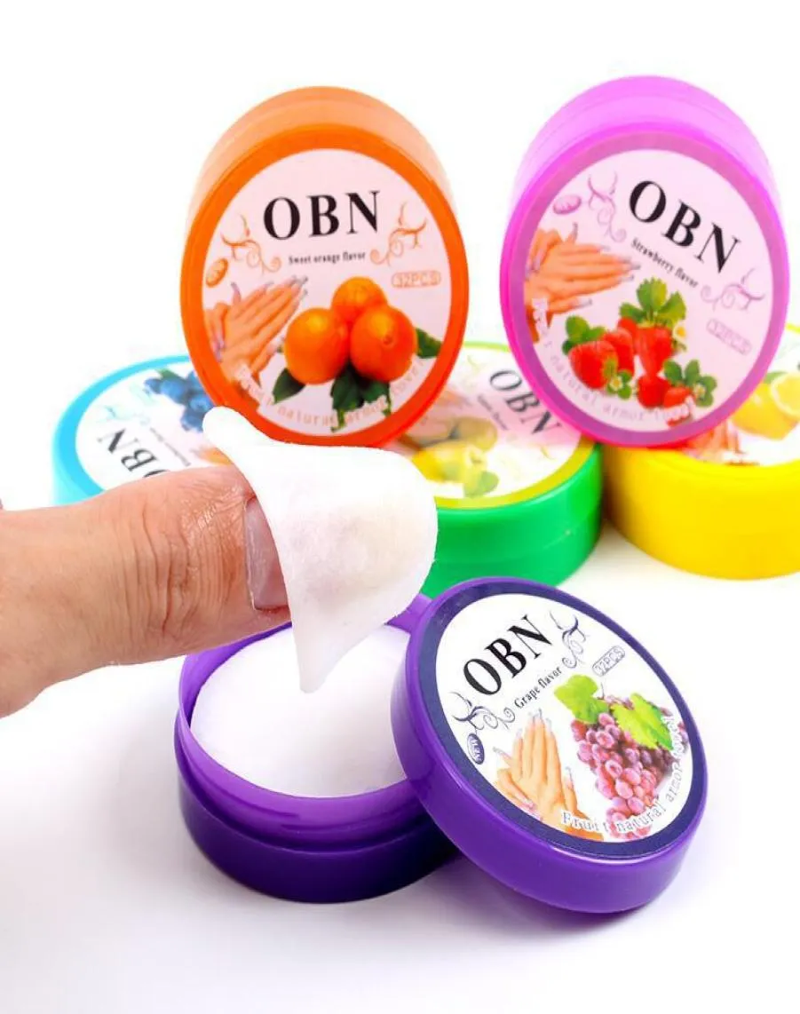 Dissolvant pour Vernis à Ongles Coton Lingettes Saveurs de Fruits Oneoff Portable Bottle7260999