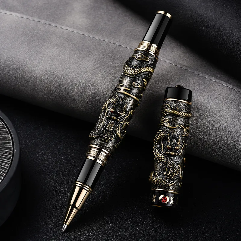 Dr. Jinhao Golden Dragon Rey Play Pearl Fine Punta, 18 Kgp | Cuotas Sin Interés