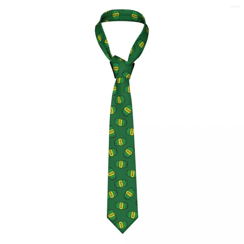 Bow slipsar öl doodle mönster unisex slips casual polyester 8 cm bred nack slips för män skjorta tillbehör cravat cosplay rekvisita