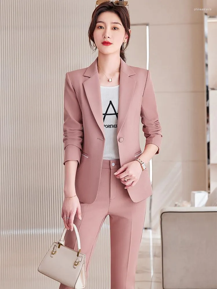 Slim Fit Two Piece Formal Pants Suit Formal Blazer Jacket And