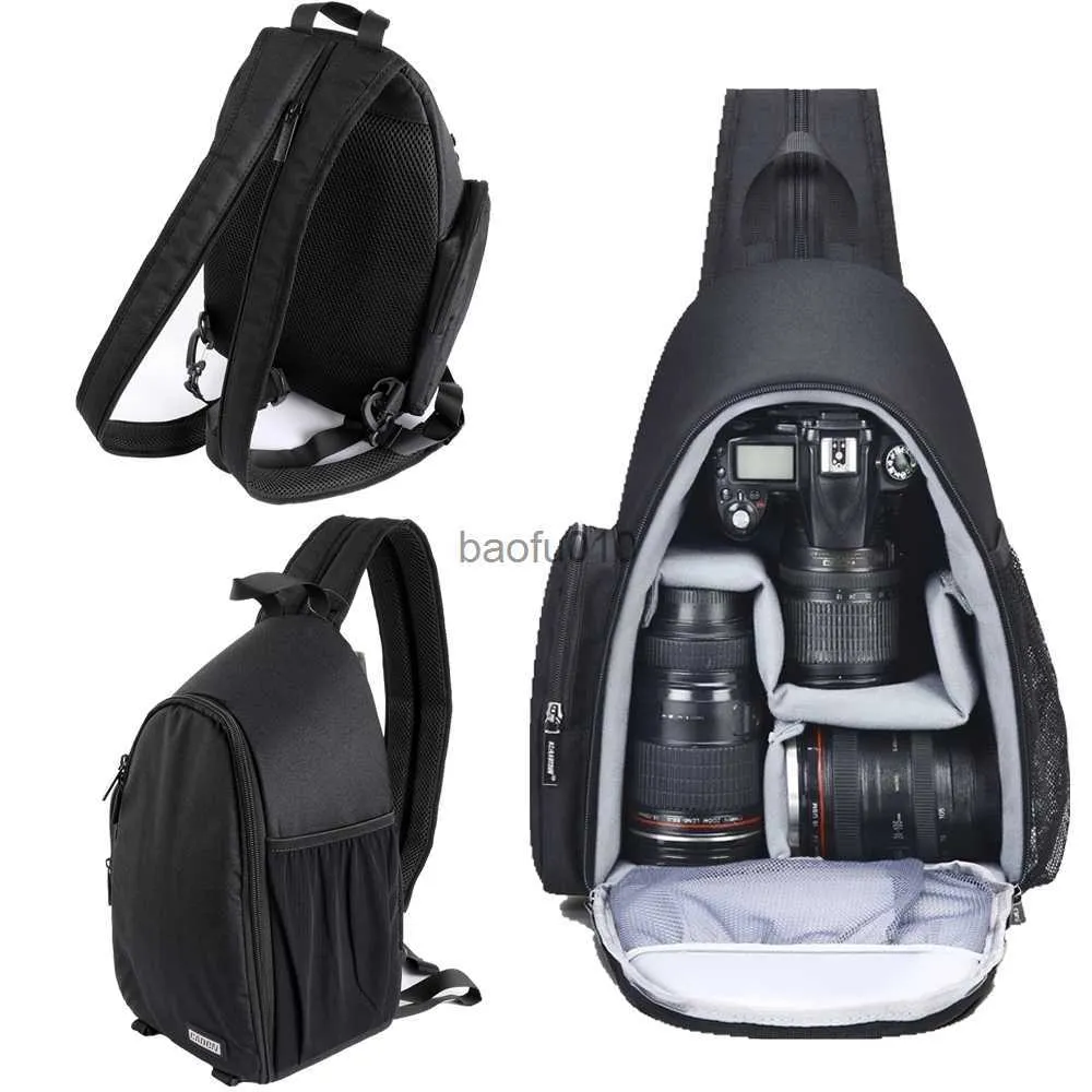 Acessórios para bolsas de câmera Backpack de capa de bolsa de câmera à prova d'água para Nikon D3500 D7500 Canon EOS R10 R7 R RP R6 R5 A7 IV III II A9 A7R HKD230817