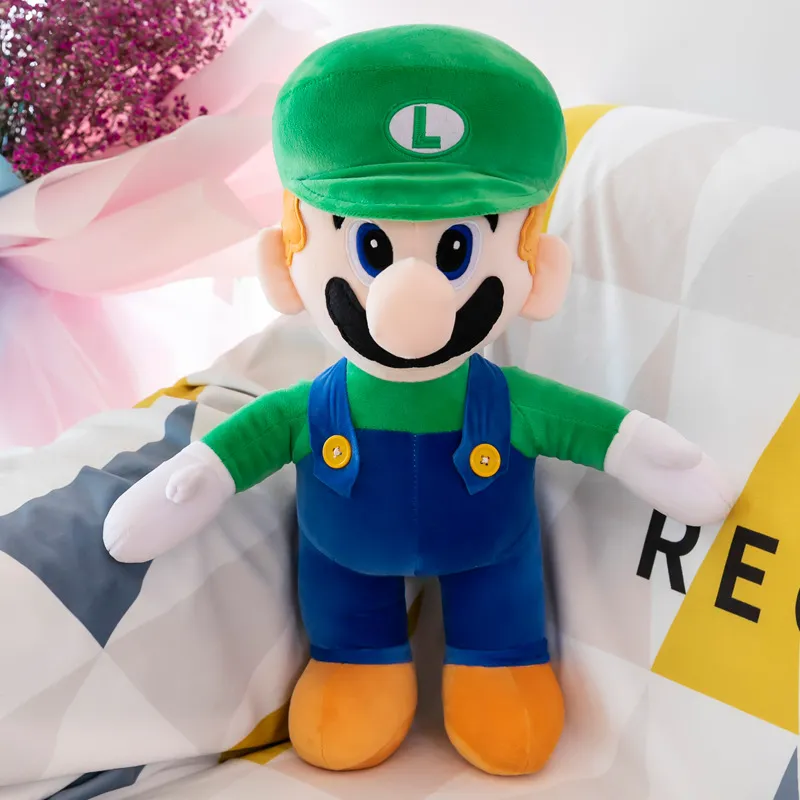 Wholesale cute Luigi plush toys for children game playmates Holiday gifts Claw machine prizes