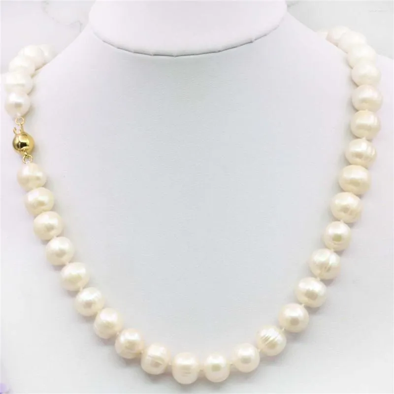 Ketten 2023 8-9mm Weiß in der Nähe von Akoya Kultivierte Perlenkette Kette DIY Mode Schmuck Naturstein 18-Zoll-Muttertag Geschenke
