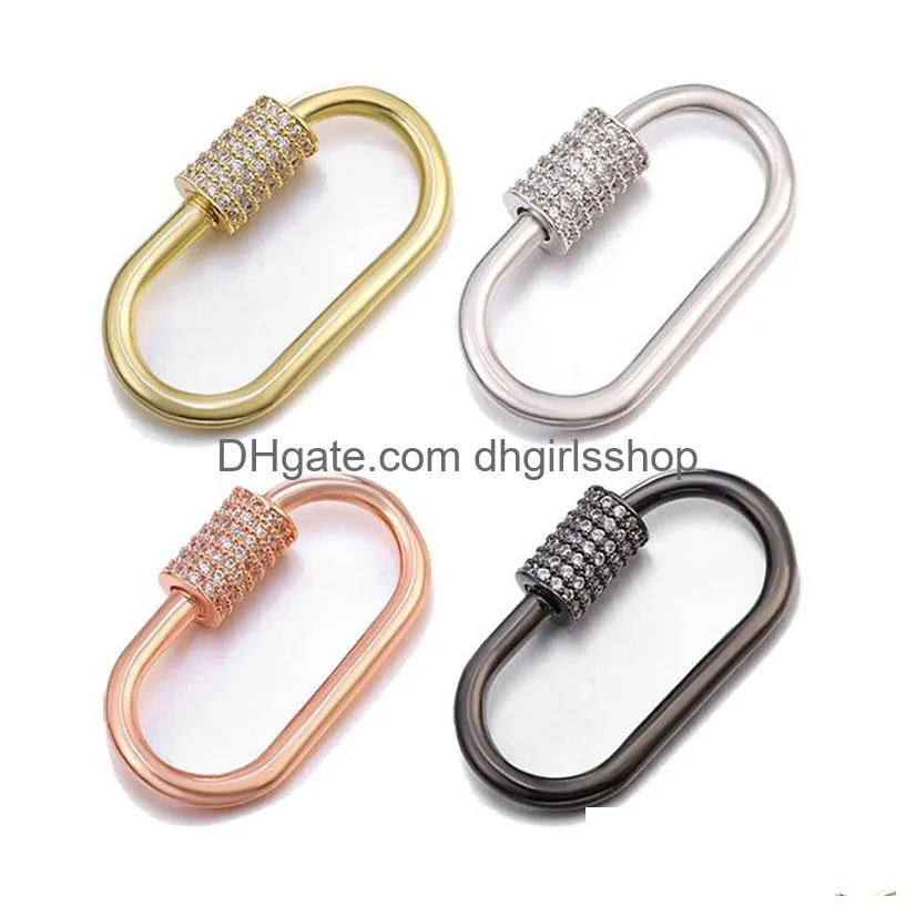 CLASPS HOOKS RIVERSR CZ MICRO PAVE SCREW ACCESSORS