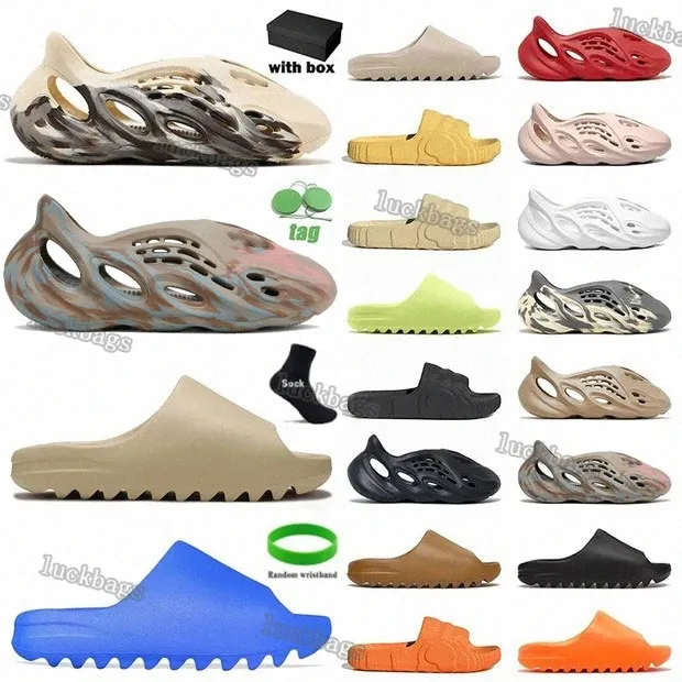 Slippers de diseñador Sliping Slipper Sandals para hombres Vermens Vermiles Azul Mineral Onyx Sandalia Pure Sandal Clog Runr Sendero 36-48 Z4DQ#