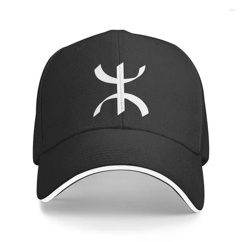 Bollmössor coola Berber Tifinagh Symbol Baseball Cap Women Men Anpassad justerbar vuxen flagga av Amazigh Dad Hat Outdoor