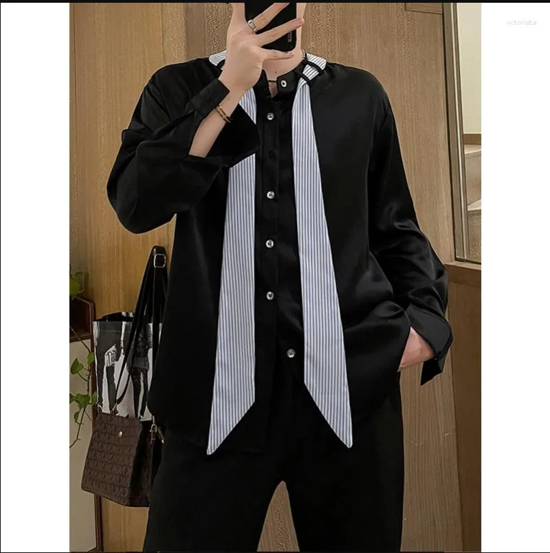 Camisas casuales para hombres G0896 Fashion 2023 Runway Luxury European Design Party Style Clothing