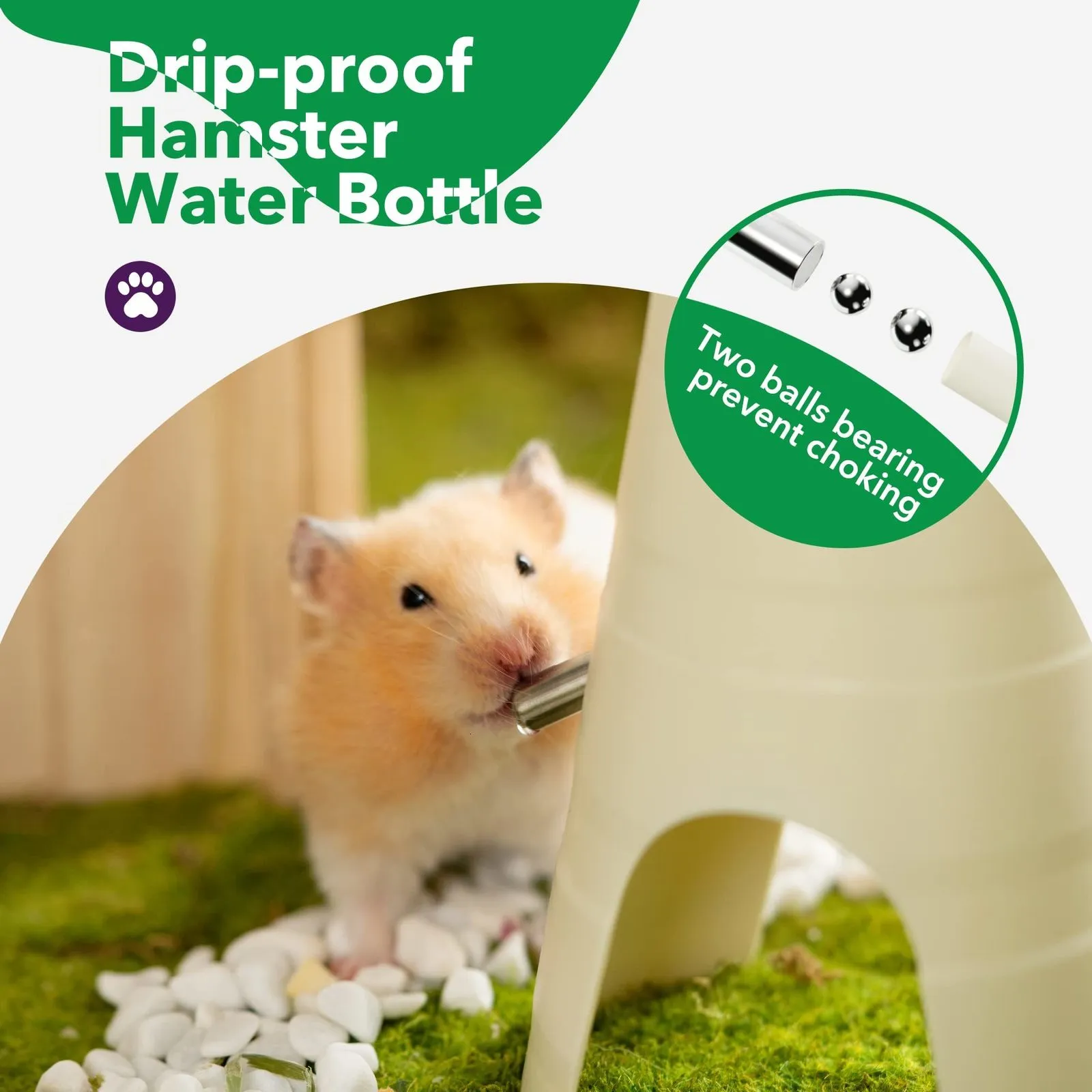 DHgate Hamster Water Bottle Hideout with Stand 150ml Convenient Cozy for Dwarf Hamsters Gerbils MEWOOFUN 2024 Home Garden
