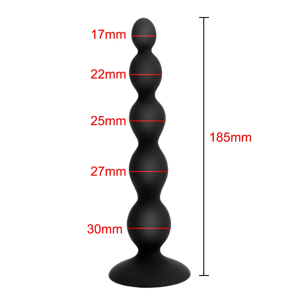 Toys IKOKY Anal Beads Butt Plug Vibrator Prostate Massage 10 Speed Dual Motor Remote Control Anus Stimulator S_voghion.com