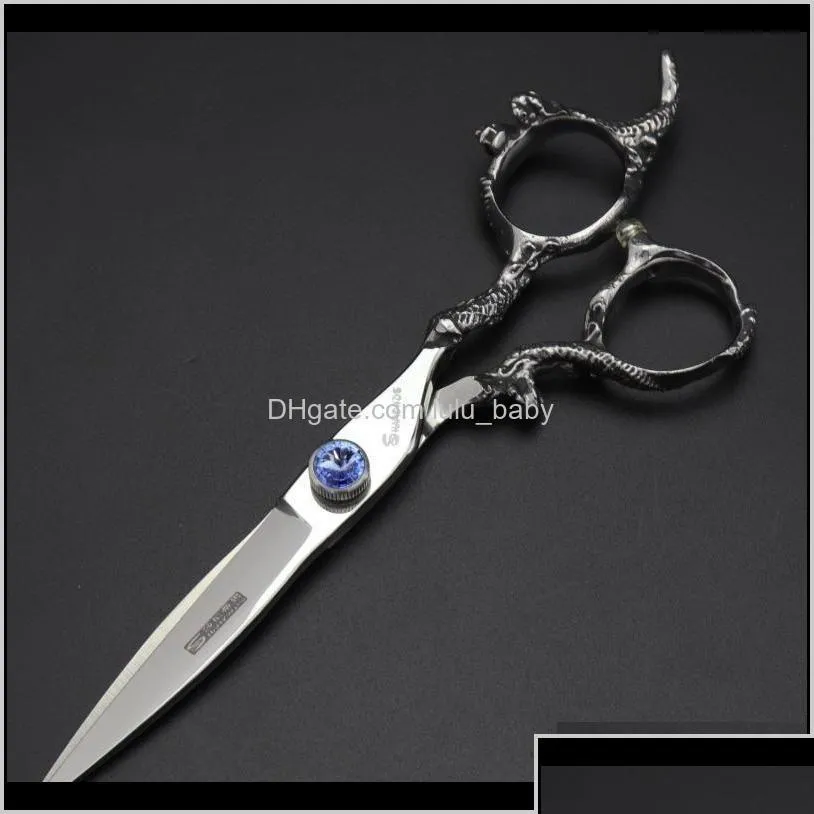 Hair Scissors Cutting Tools 6 Inch Thinning Set Barber Shop Professional Equipment Drop Delivery Products Care Styling Dh43Q