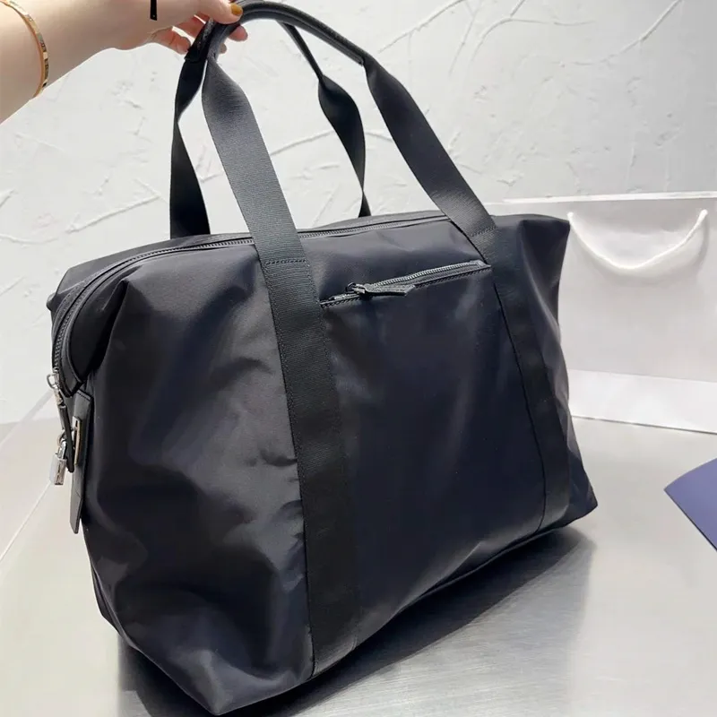 Bolsas de lona de nailon para hombre, bolso de diseñador, bandoleras cruzadas, bolso de lujo, paquetes para exteriores, bolso de viaje informal, gran capacidad, negro, TOP