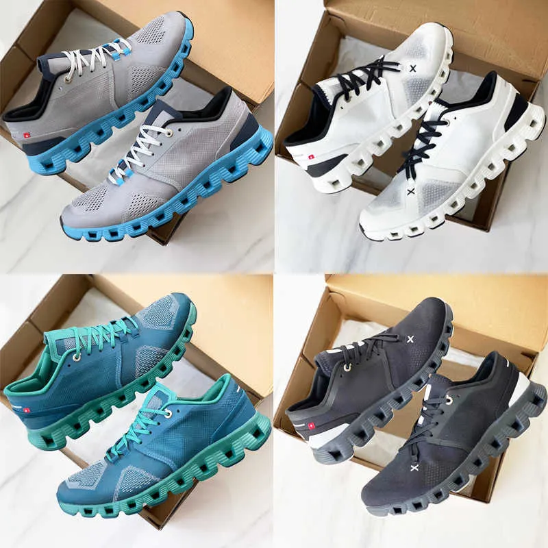 Designer Men Running Shoes Cloudnova CloudMonster X1 X3 voor dames buiten sport sneakers Federer Trainers met doos no454